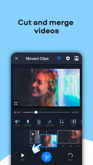 Movavi Clips - Video Editor Ảnh chụp màn hình 2