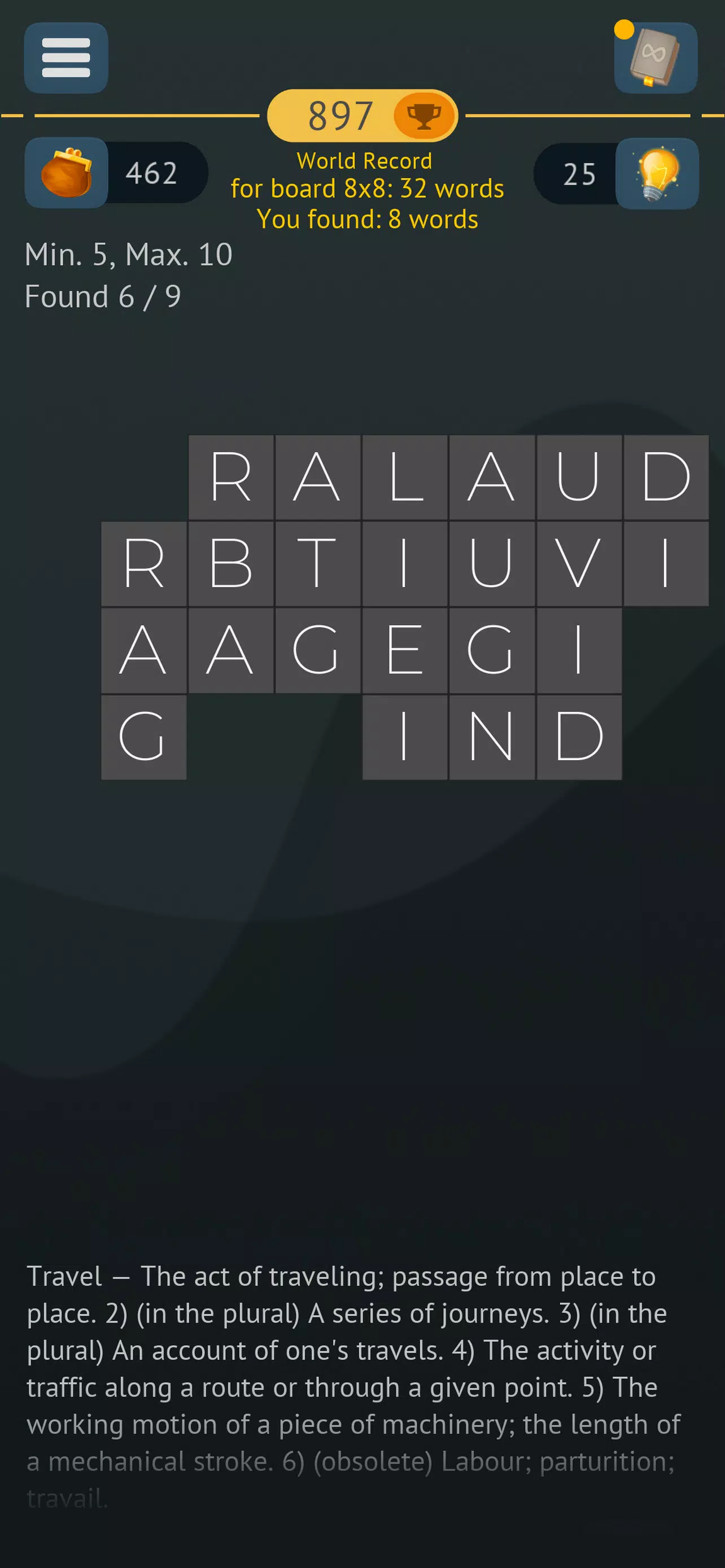 Word Search Infinite Puzzles 螢幕截圖 3