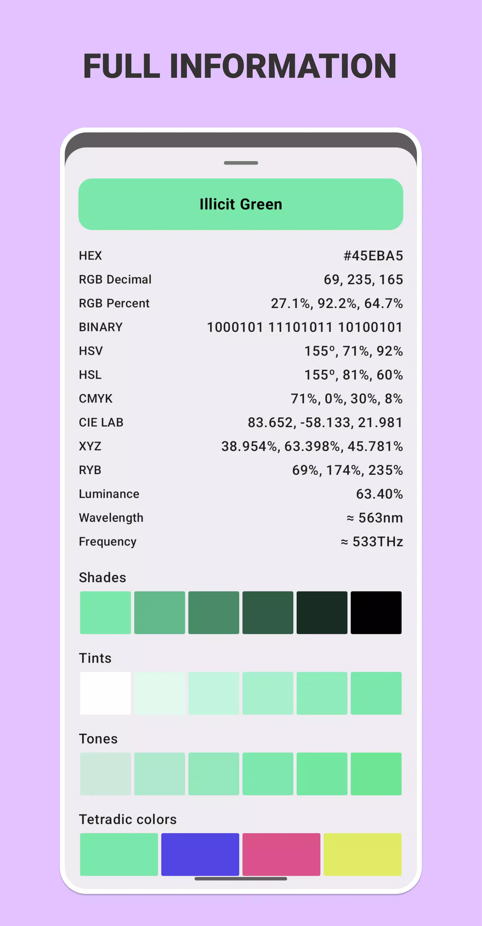 Color picker Ảnh chụp màn hình 2