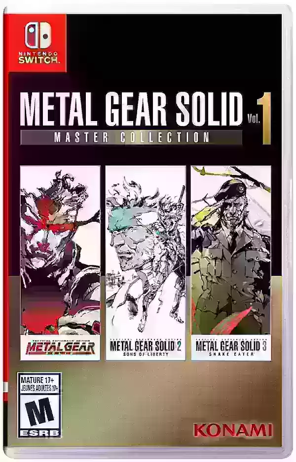 Metal Gear Solid Master Collection Vol.1 PS5 Switch game cover