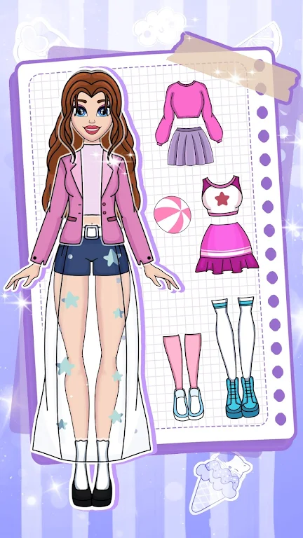 Paper Doll Dairy: Dress Up Screenshot 3