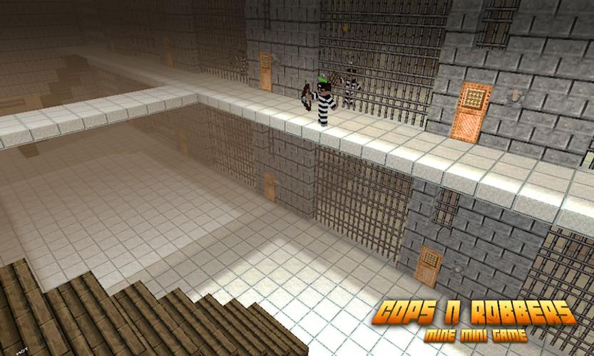 Cops N Robbers: Prison Games 1 螢幕截圖 2