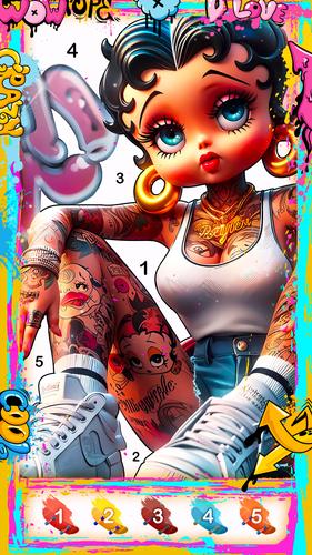 Street Art-Color by number 螢幕截圖 1