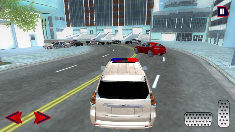 US Police Prado: City Car Capture d'écran 3