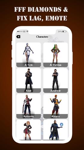 FFF Skin Tools Diamond & Emote Screenshot 2