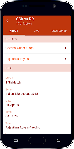 Live Cricket Score & News应用截图第3张