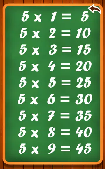 Learn multiplication table 스크린샷 2
