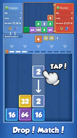 Drop Battle: Merge PVP Ảnh chụp màn hình 1