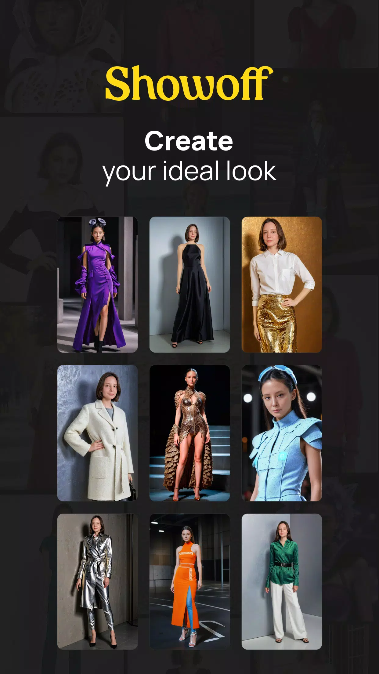 Showoff: create an ideal look Captura de pantalla 0