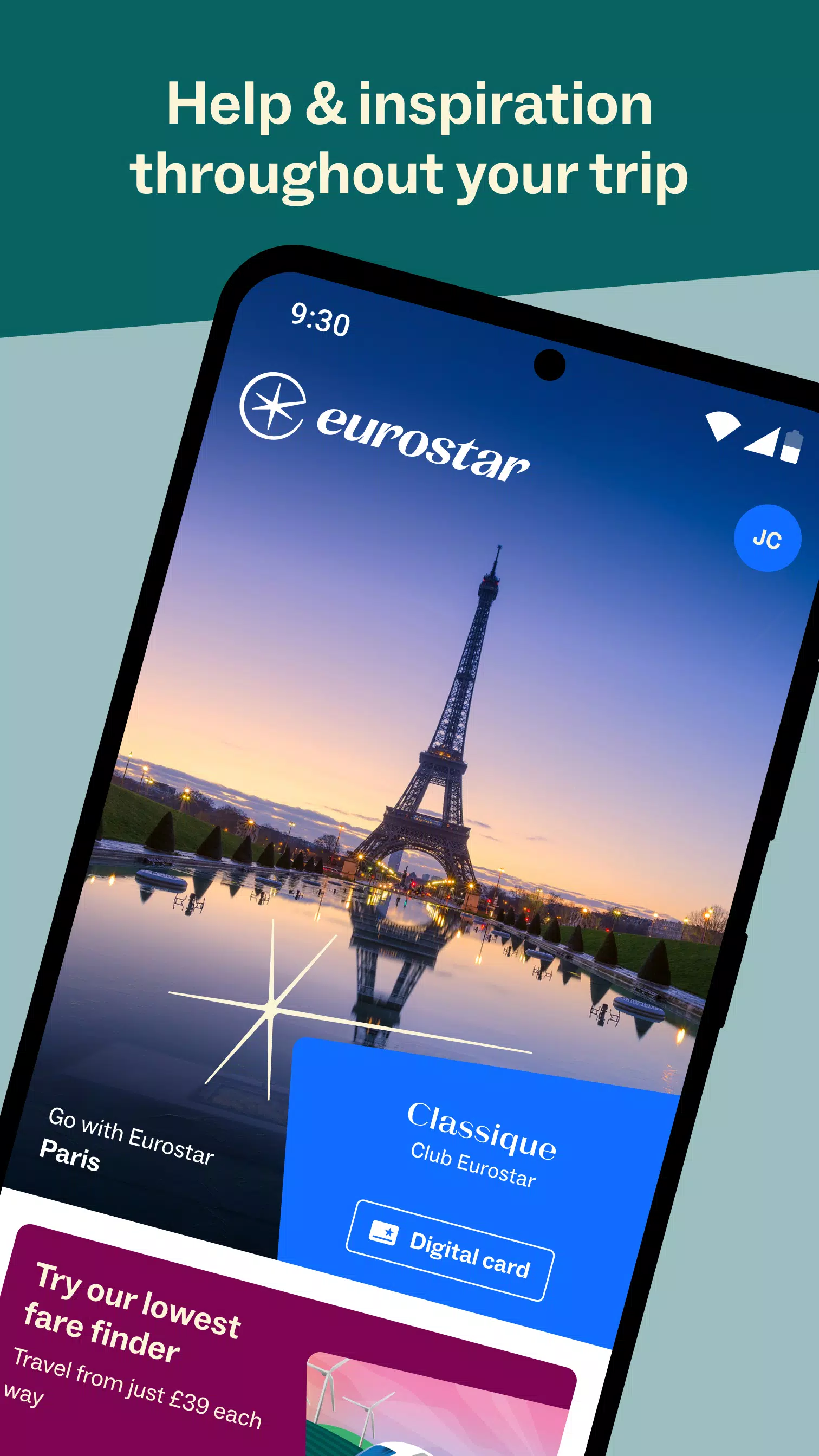 Eurostar Trains 螢幕截圖 1