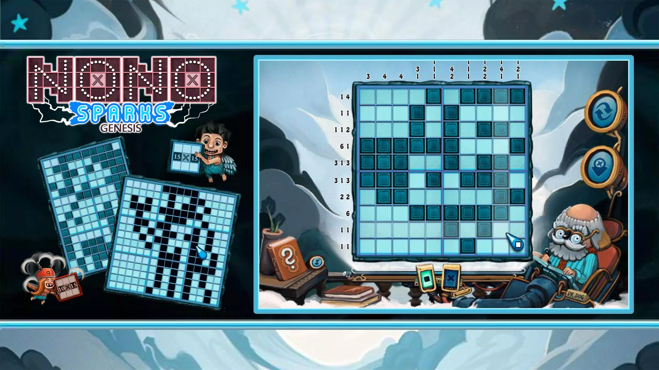 NoNoSparks: Genesis - Picross Tangkapan skrin 1