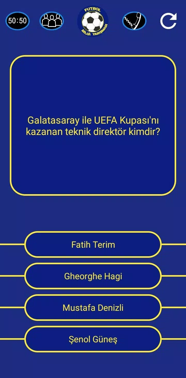 Türkiye Süper Ligi Bilgi Oyunu 螢幕截圖 1