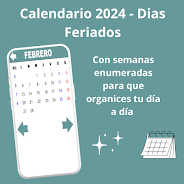 Calendario 2024- Días Feriados应用截图第3张