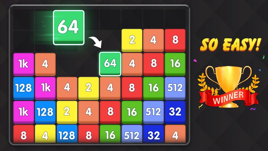 Merge Block - number games স্ক্রিনশট 1