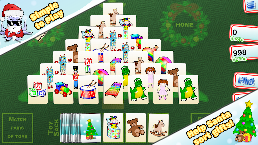 Christmas Tree Solitaire Schermafbeelding 0