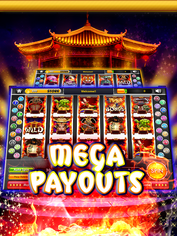 Blazing Samurai Slots – Free 螢幕截圖 2