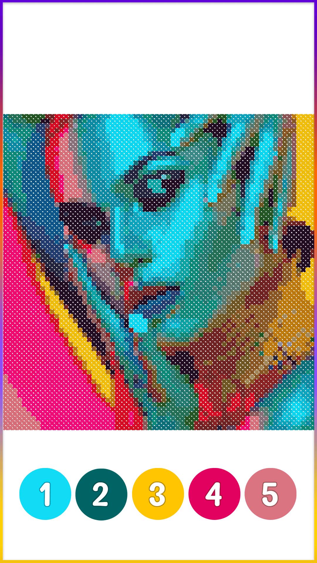 Cross Stitch Adult Coloring 螢幕截圖 3