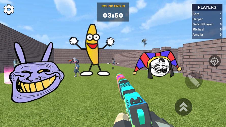 Meme Shooter in Sandbox Mods Captura de pantalla 0