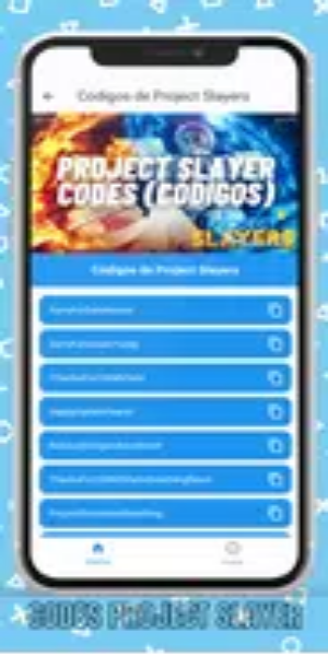 Project Slayers Codes Privados ภาพหน้าจอ 0