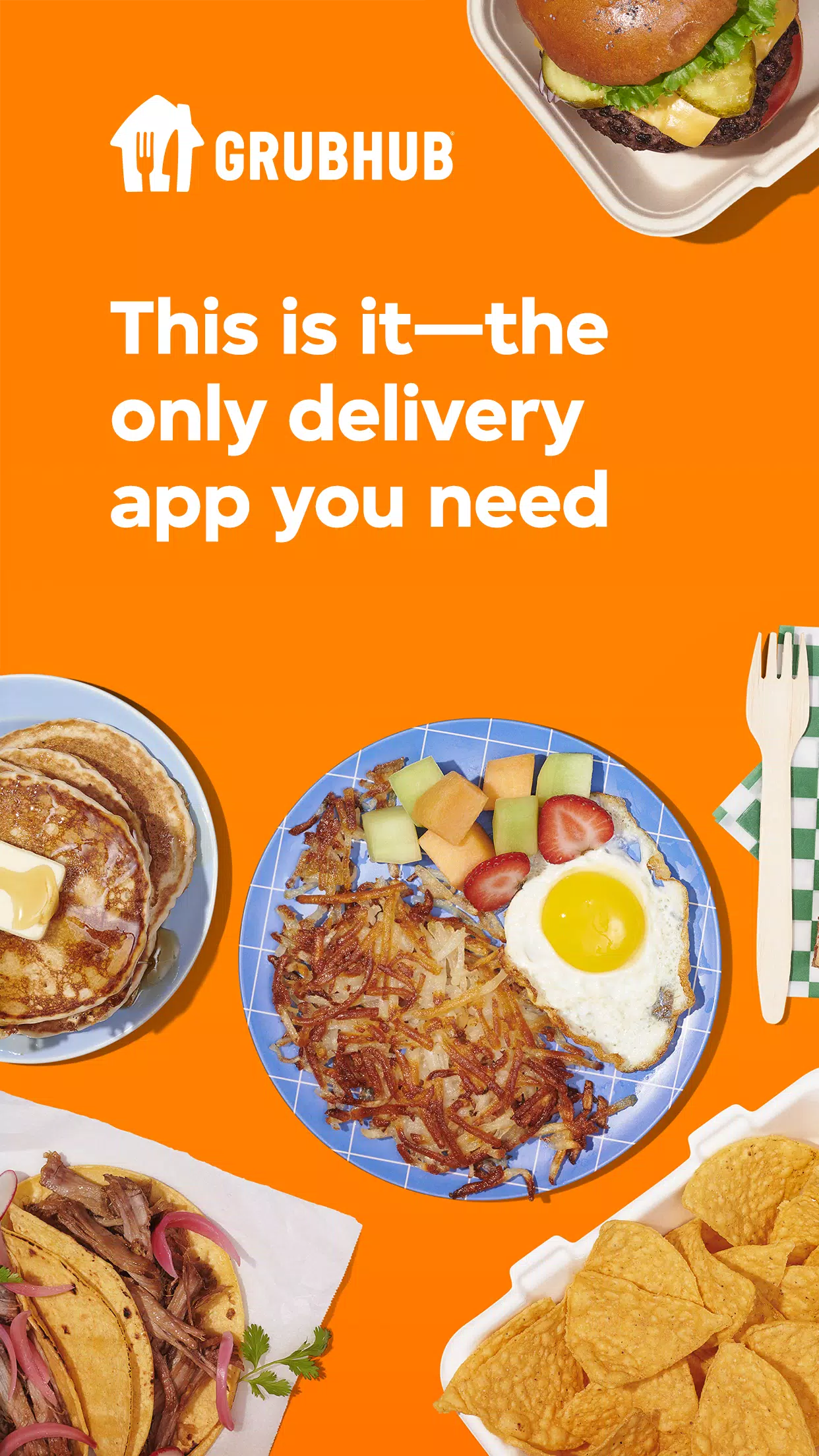 Grubhub ภาพหน้าจอ 0
