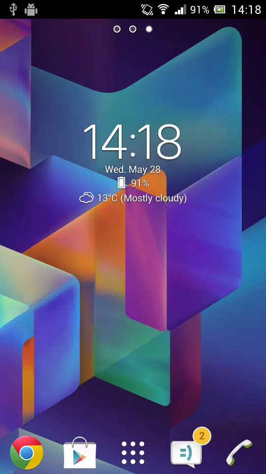 Digital Clock & Weather Widget 스크린샷 0