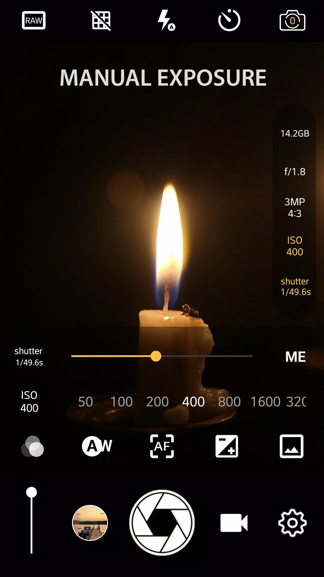 Manual Camera: DSLR Camera Pro Tangkapan skrin 0