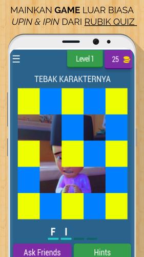 Upin & Ipin Rubik Quiz スクリーンショット 0