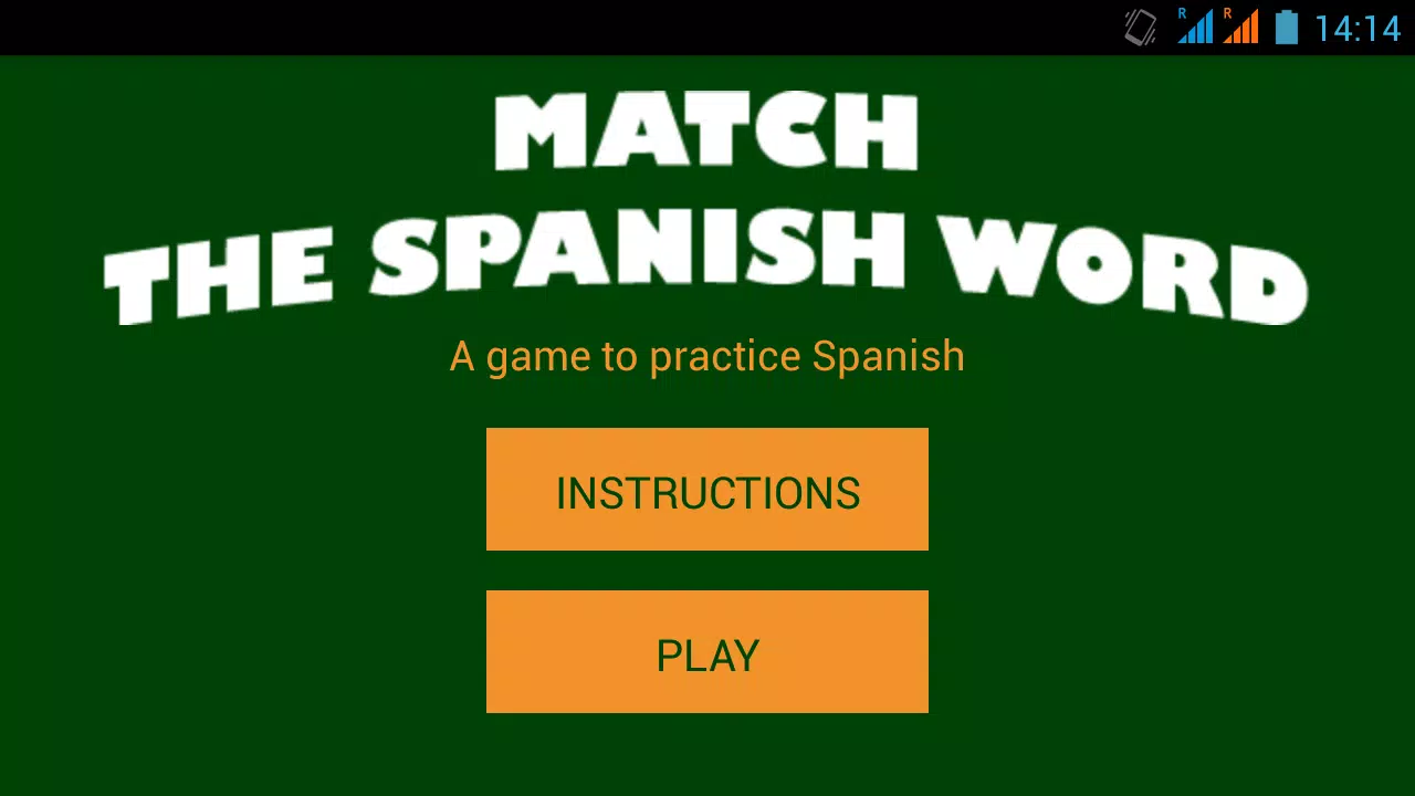 Match the Spanish Word 螢幕截圖 0