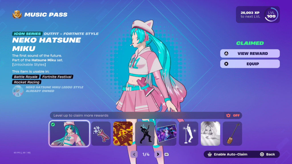 Neko Hatsune Miku skin