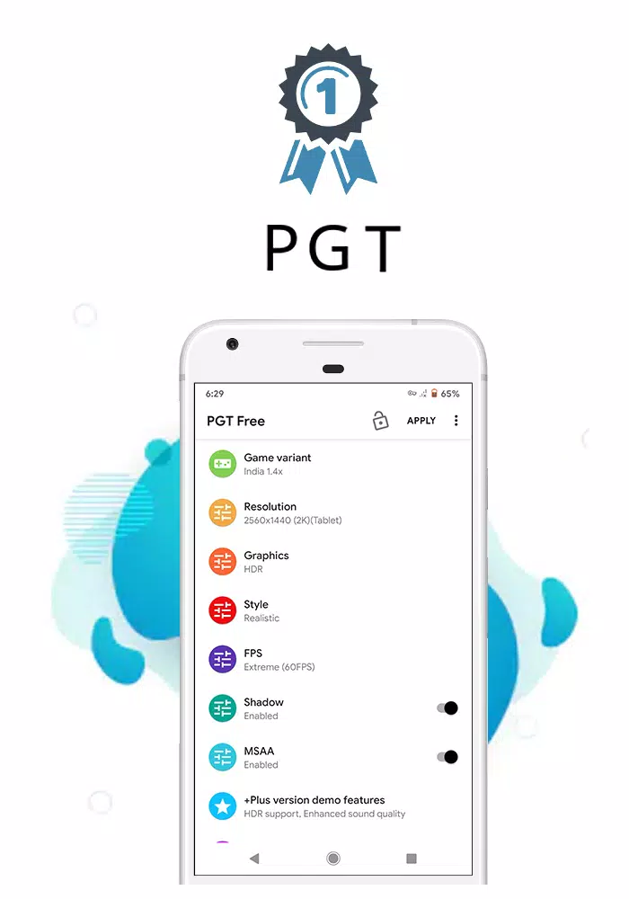 Schermata PGT: GFX, Launcher & Optimizer 0