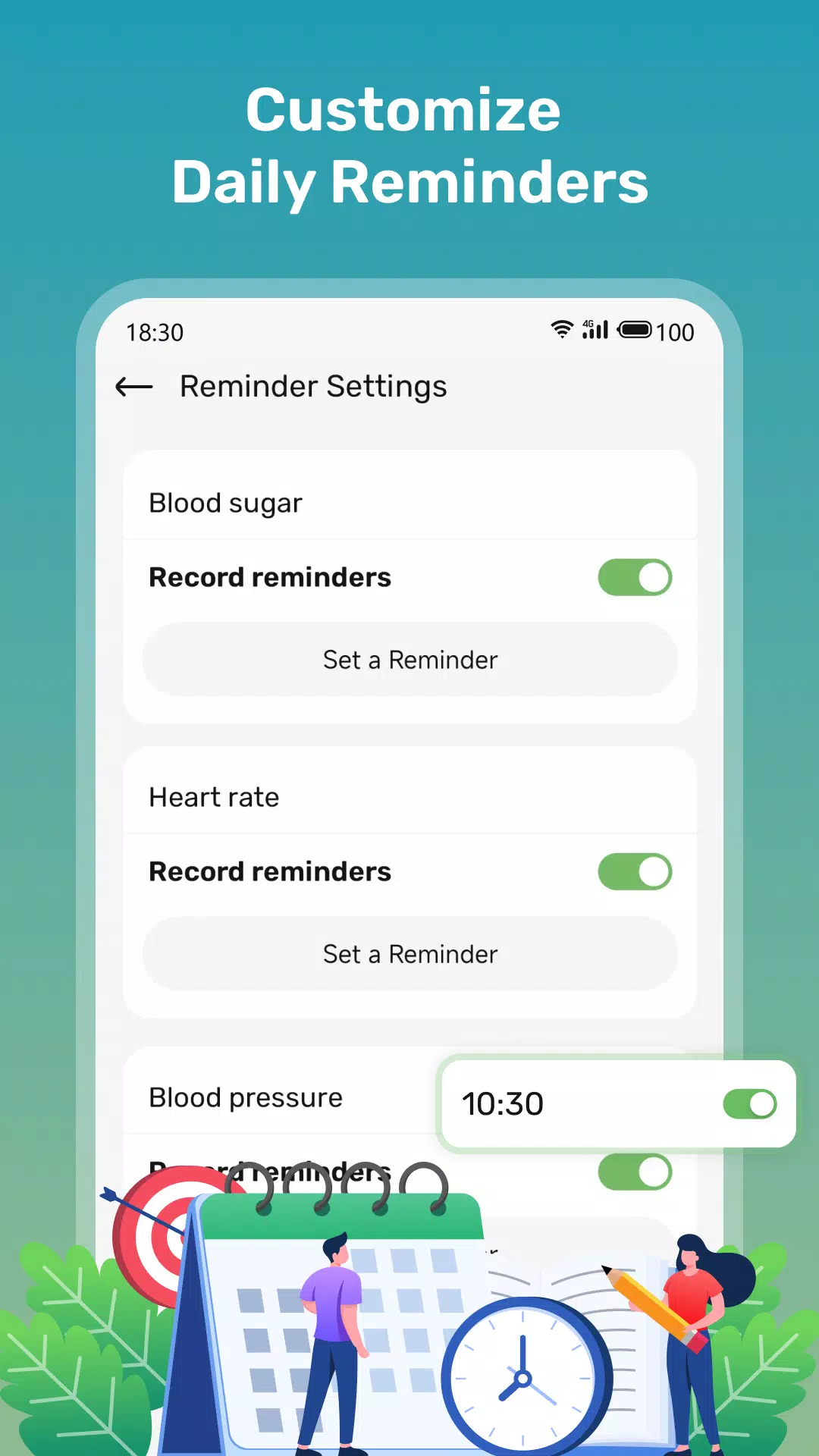 Health Sense: Blood Sugar Hub 螢幕截圖 2