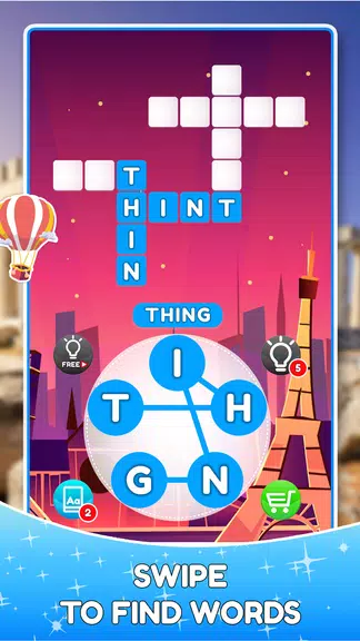 Word Travels Crossword Puzzle 螢幕截圖 0