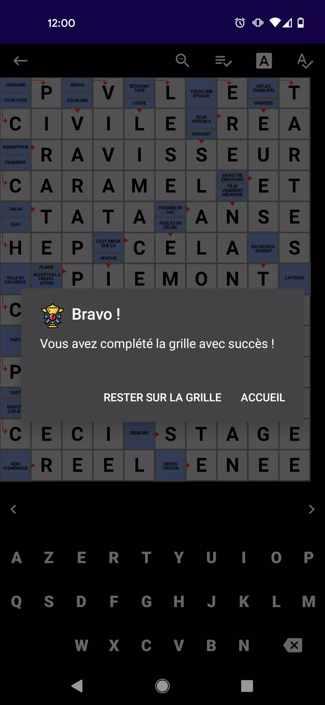 Mots Fléchés Français 螢幕截圖 2