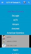 CCTV IP Default Password Schermafbeelding 1