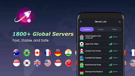 iTop VPN: Proxy & Game Booster Captura de pantalla 1