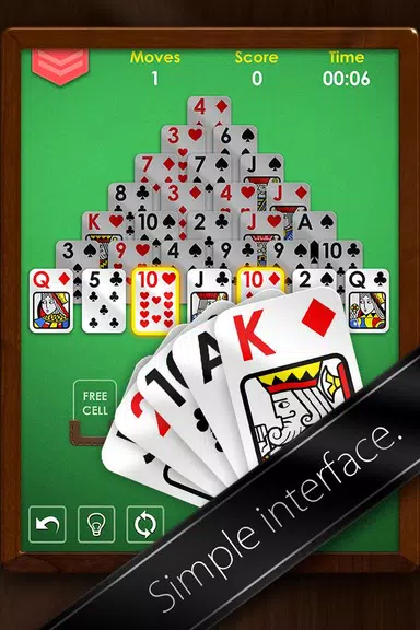 Pyramid Solitaire Premium Card 螢幕截圖 1