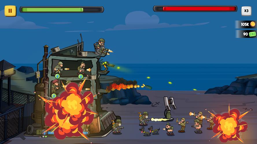 World War Army Defense: TD WW2 Ảnh chụp màn hình 1