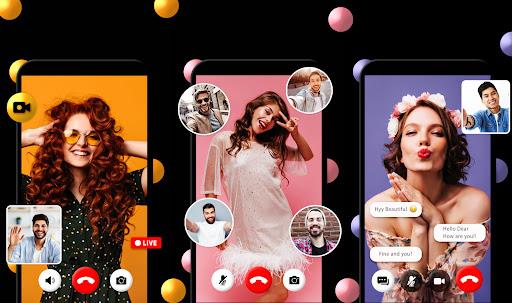 Live Video Call - Random Video chat Livetalk Schermafbeelding 1