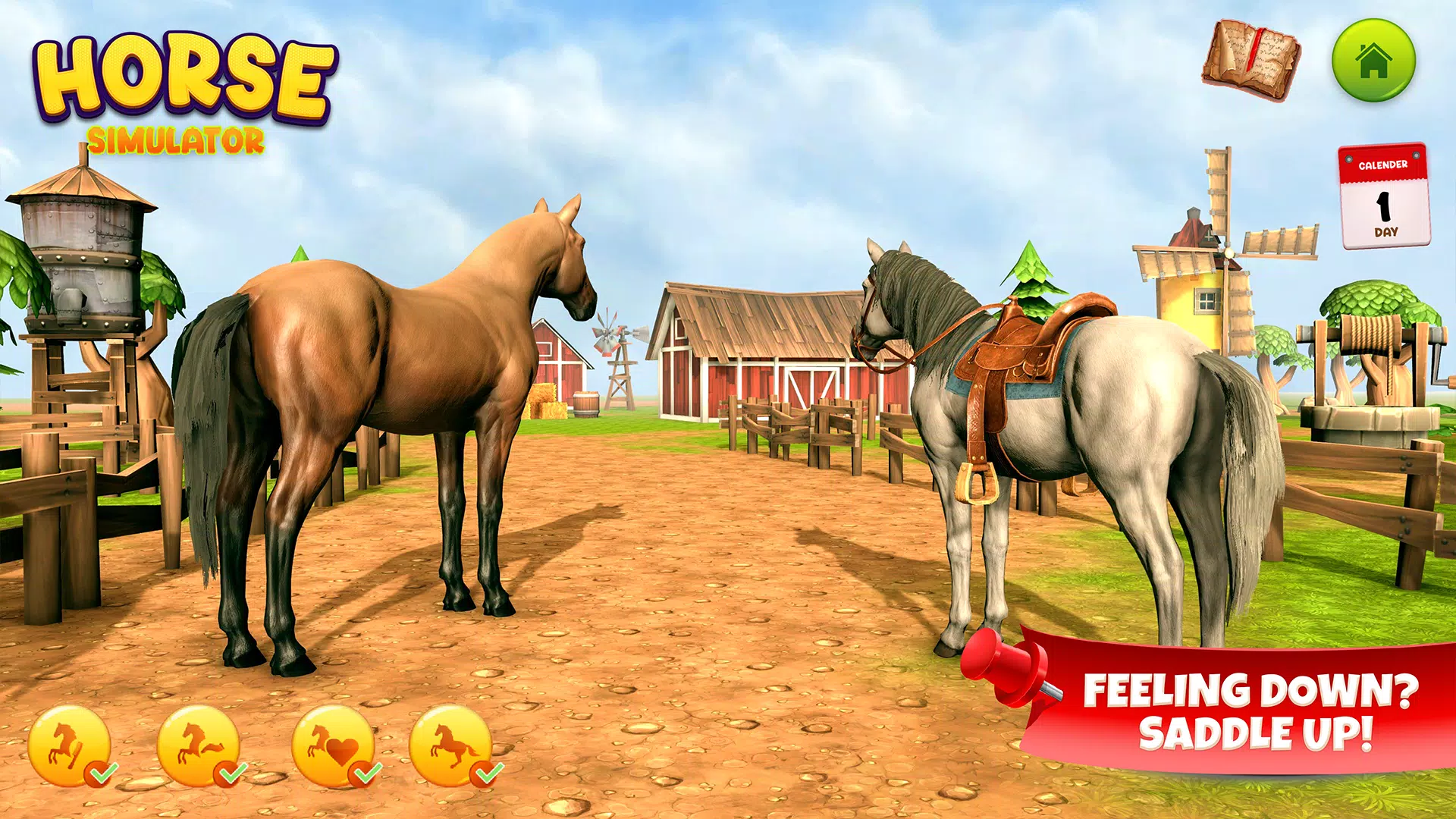 Horse Simulator Family Game 3D Ảnh chụp màn hình 0