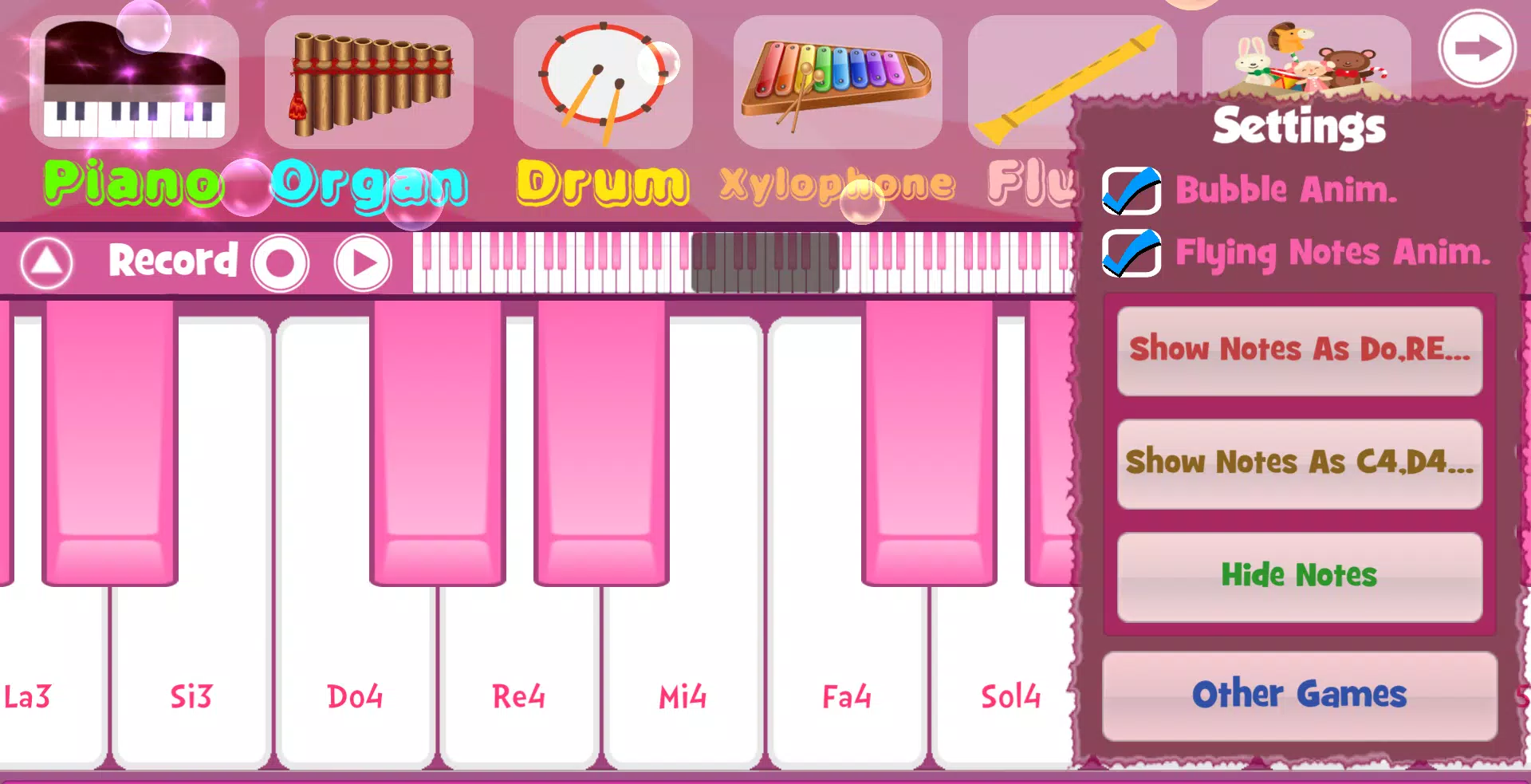 Pink Piano 螢幕截圖 2