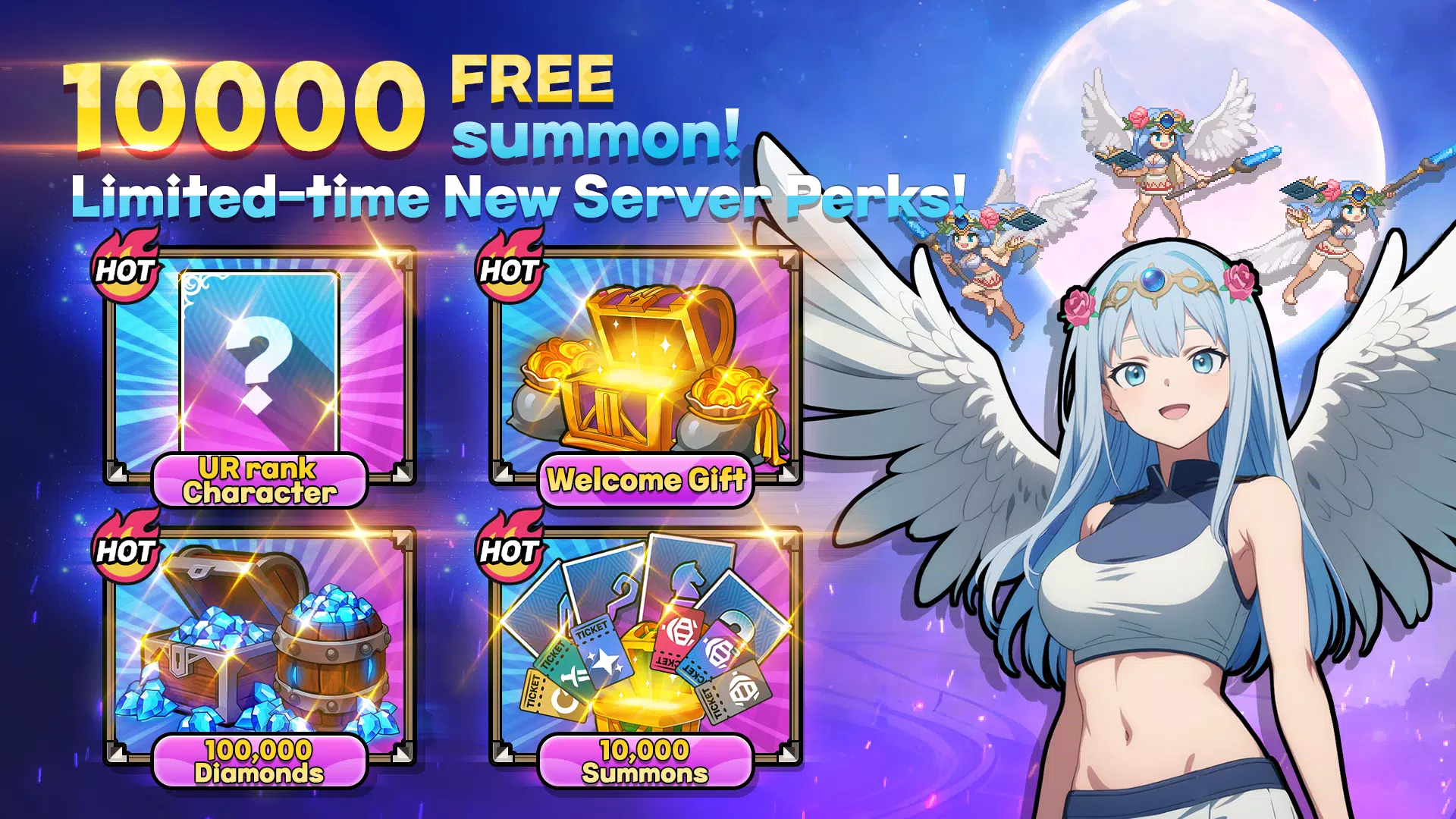 Conquest Girls: AFK Idle RPG 스크린샷 1