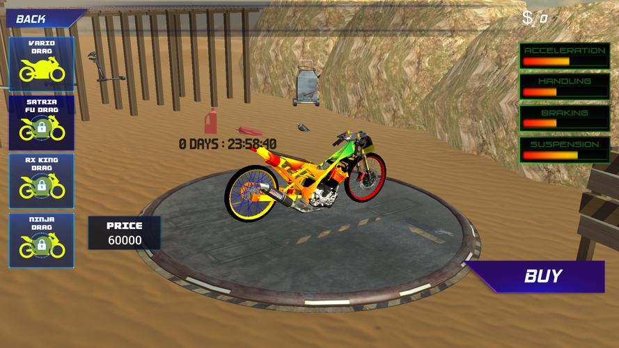 Indonesian Drag Bike Simulator应用截图第0张