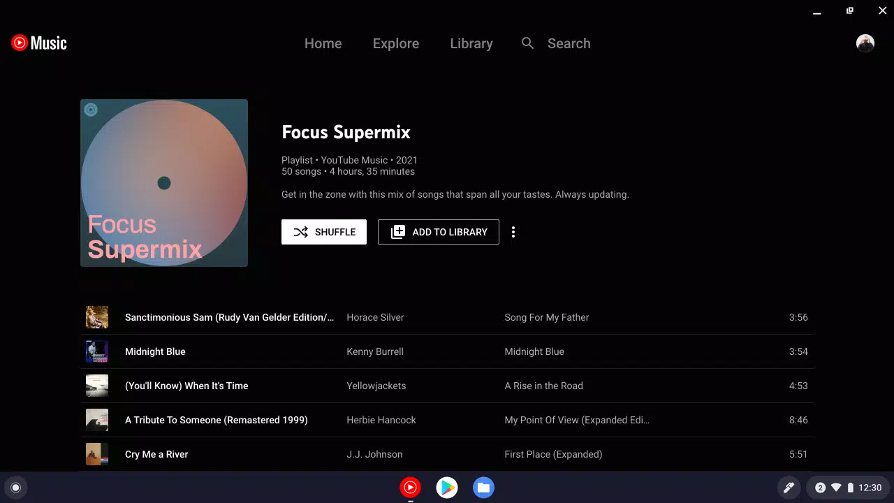 YouTube Music for Chromebook 螢幕截圖 2