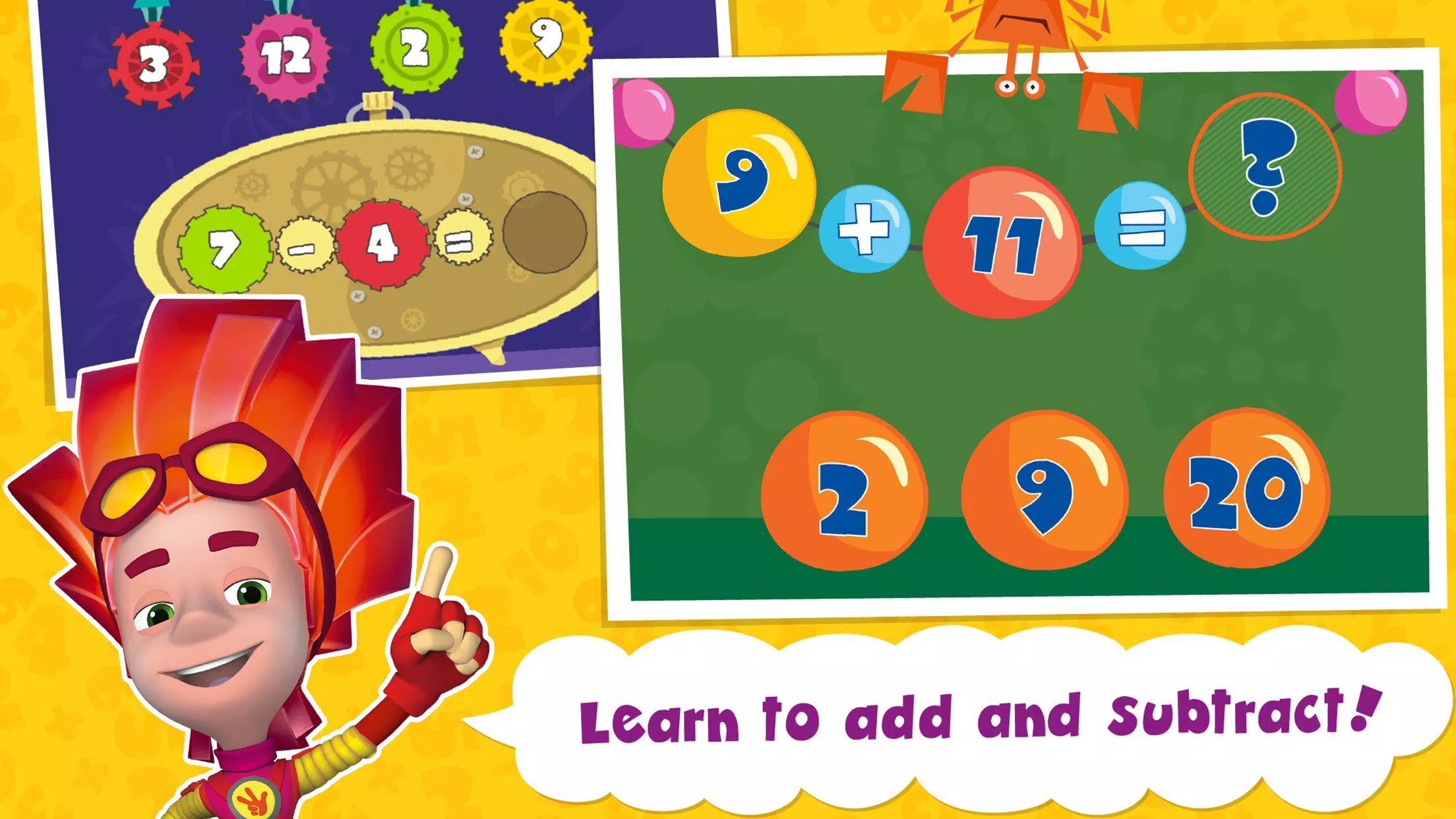The Fixies Math Learning Games Zrzut ekranu 1