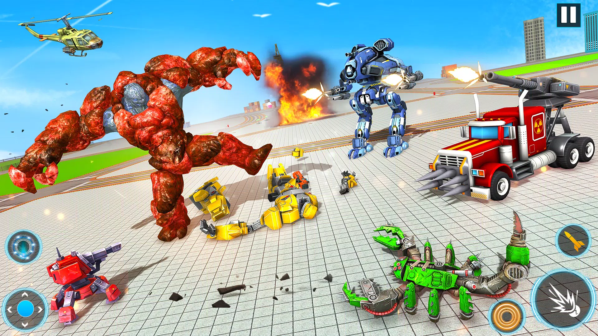 Snake Robot Game - Stone Robot স্ক্রিনশট 2