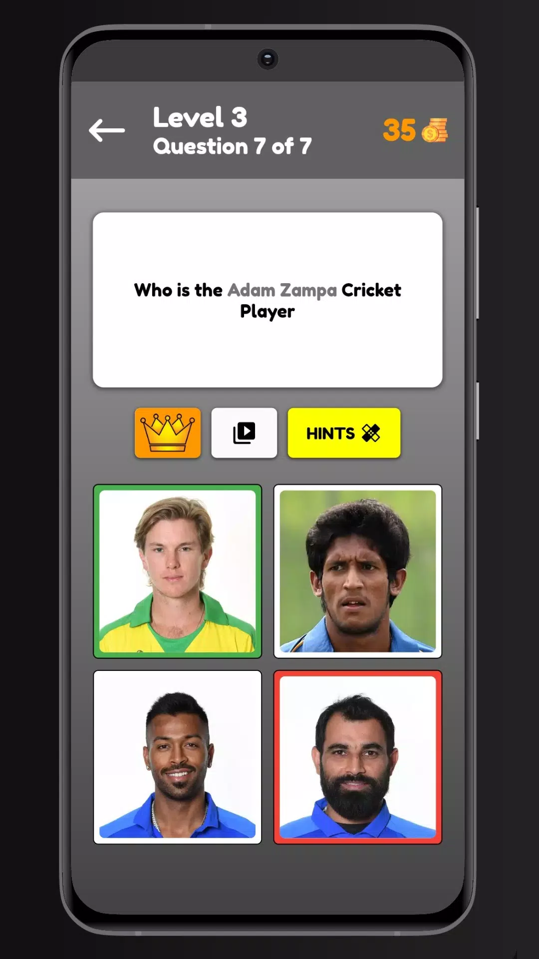 Cricket Quiz ဖန်သားပြင်ဓာတ်ပုံ 1