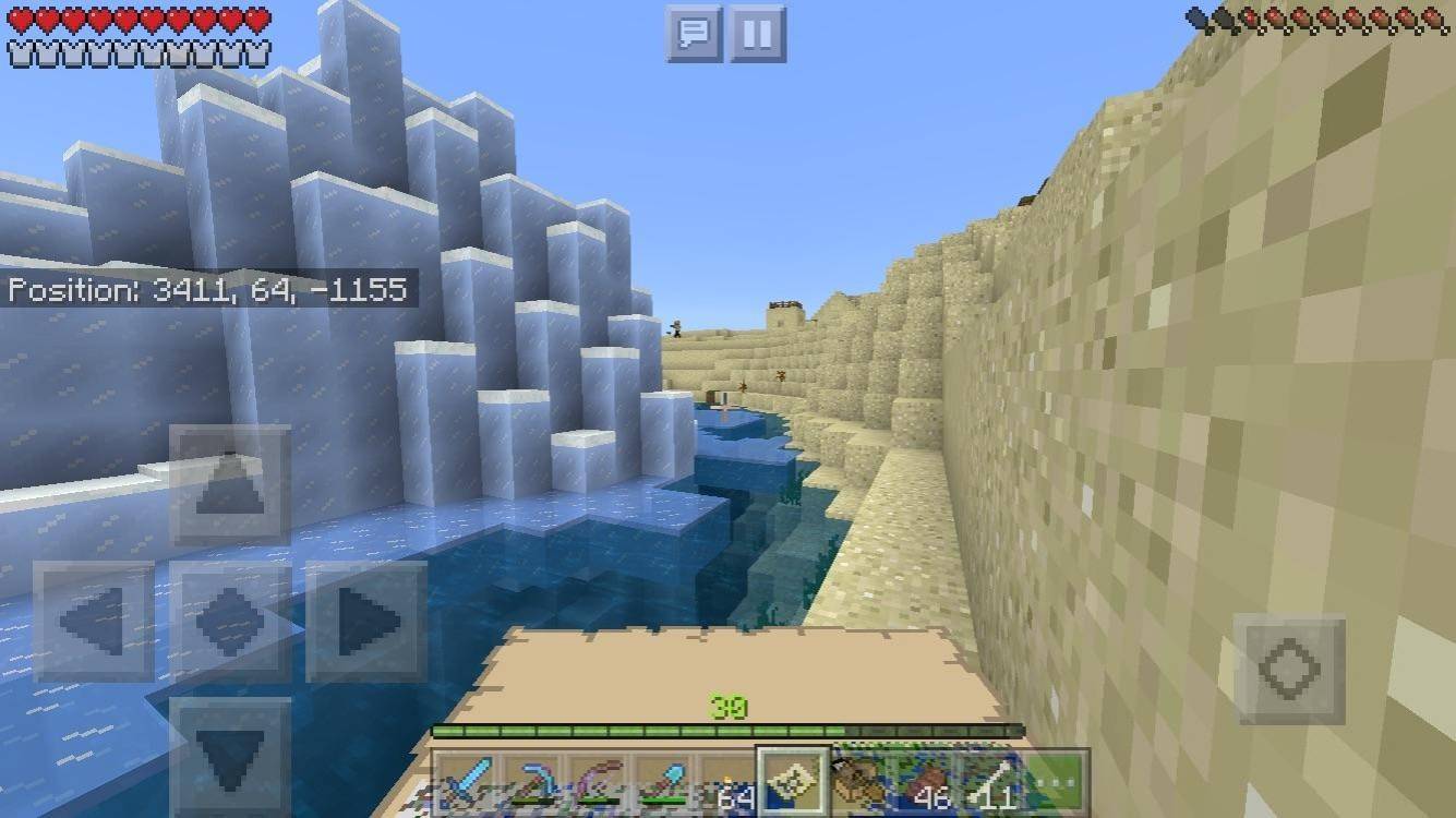 Bild: g-portal.com minecraft snow biome seed