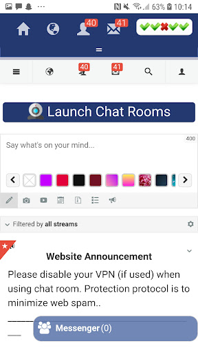 Senior chatz - chat rooms 螢幕截圖 2