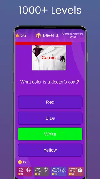 Quiz Hello: Quiz & Trivia game Zrzut ekranu 1