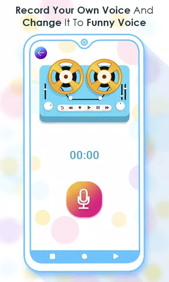 Voice Changer - Funny Recorder Captura de pantalla 1